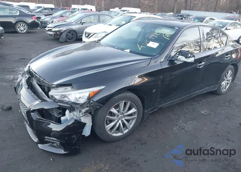 2014 Infiniti Q50 Premium из США, поврежденный, VIN JN1BV7AR9EM699339